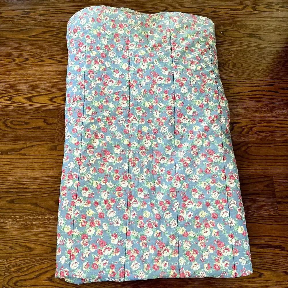 Lauren Ralph Lauren Hope floral dusty blue comforter